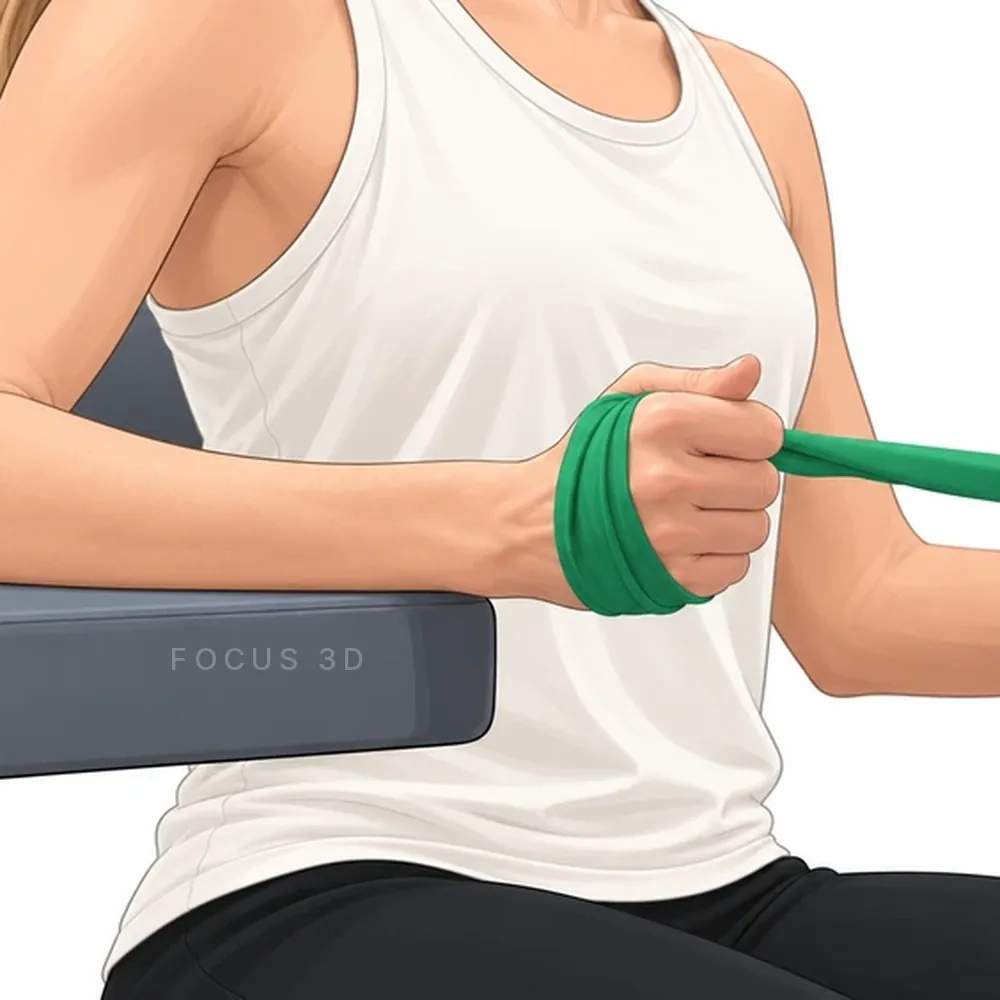 Supinazione con l'elastico — immagine 2 di 2